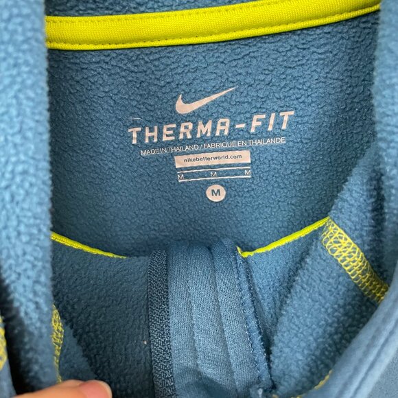 Nike Blue Colorblock Hoodie size Medium - Picture 3 of 6